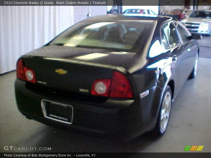 Black Granite Metallic / Titanium 2010 Chevrolet Malibu LS Sedan