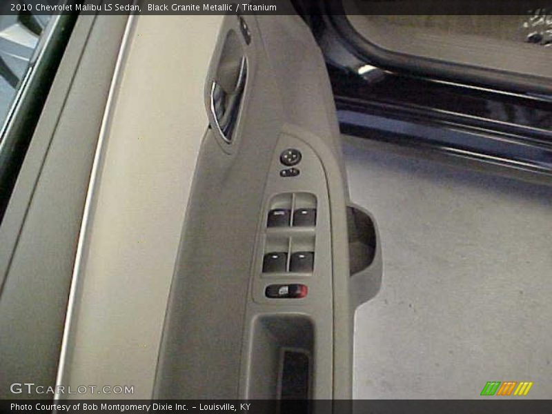 Black Granite Metallic / Titanium 2010 Chevrolet Malibu LS Sedan