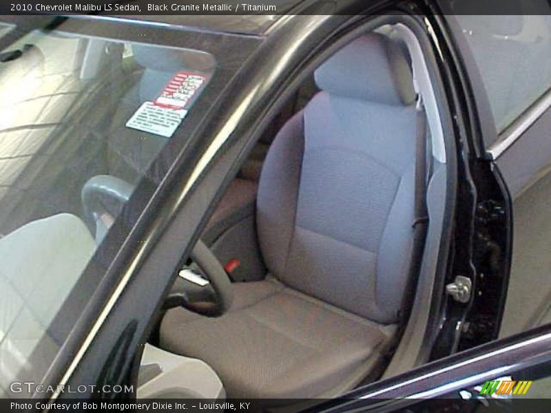 Black Granite Metallic / Titanium 2010 Chevrolet Malibu LS Sedan