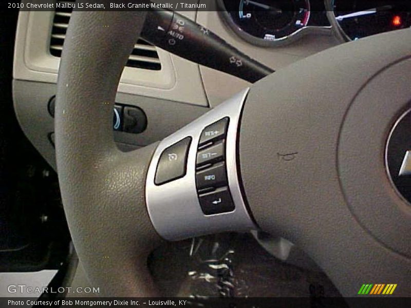 Black Granite Metallic / Titanium 2010 Chevrolet Malibu LS Sedan