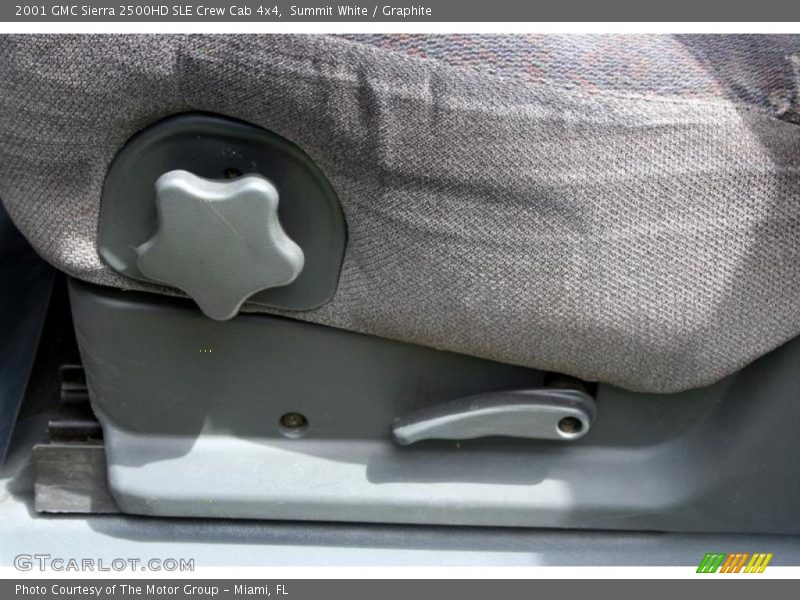 Summit White / Graphite 2001 GMC Sierra 2500HD SLE Crew Cab 4x4