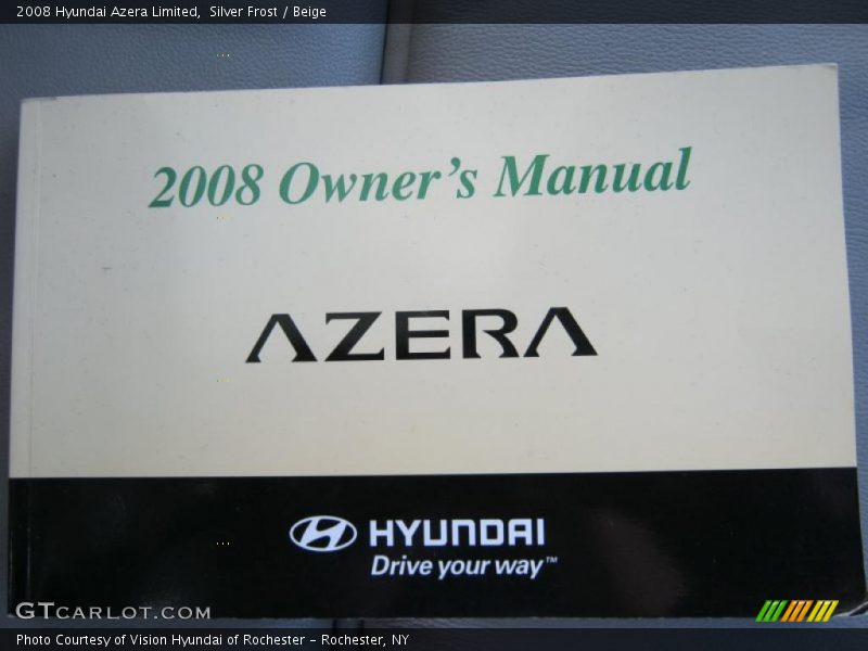 Silver Frost / Beige 2008 Hyundai Azera Limited