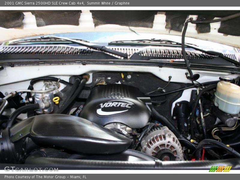 Summit White / Graphite 2001 GMC Sierra 2500HD SLE Crew Cab 4x4