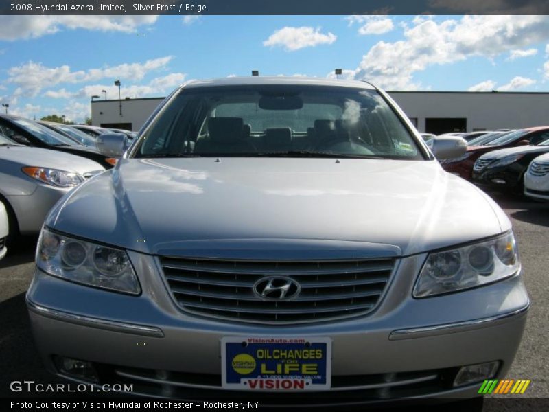 Silver Frost / Beige 2008 Hyundai Azera Limited