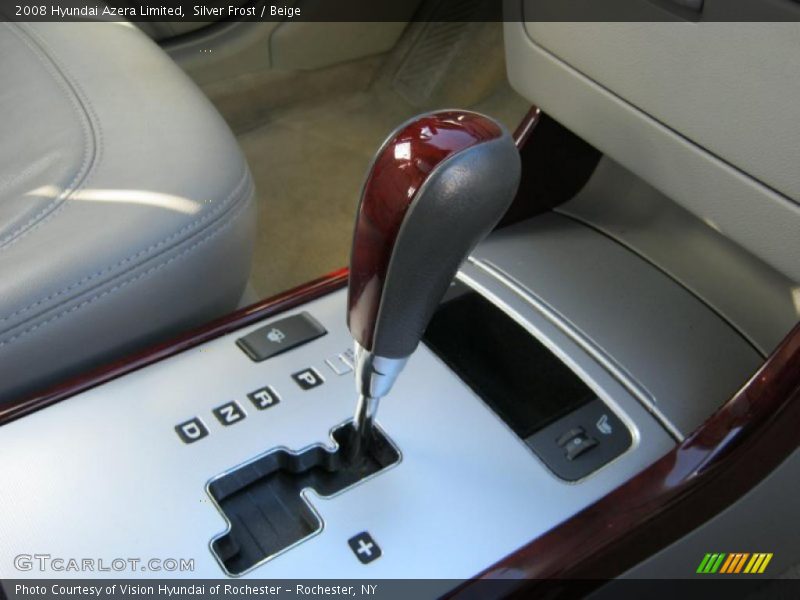 Silver Frost / Beige 2008 Hyundai Azera Limited