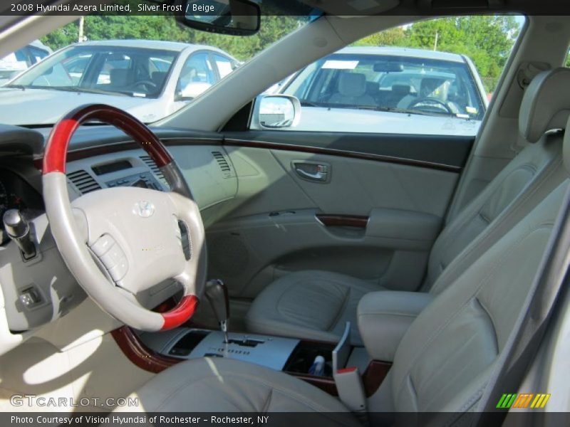 Silver Frost / Beige 2008 Hyundai Azera Limited