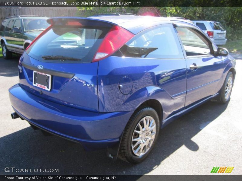 Sonic Blue Metallic / Charcoal/Light Flint 2006 Ford Focus ZX3 SE Hatchback