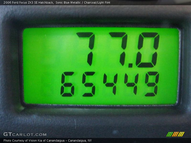Sonic Blue Metallic / Charcoal/Light Flint 2006 Ford Focus ZX3 SE Hatchback