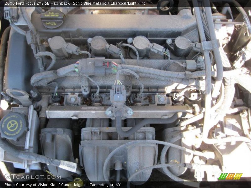 Sonic Blue Metallic / Charcoal/Light Flint 2006 Ford Focus ZX3 SE Hatchback