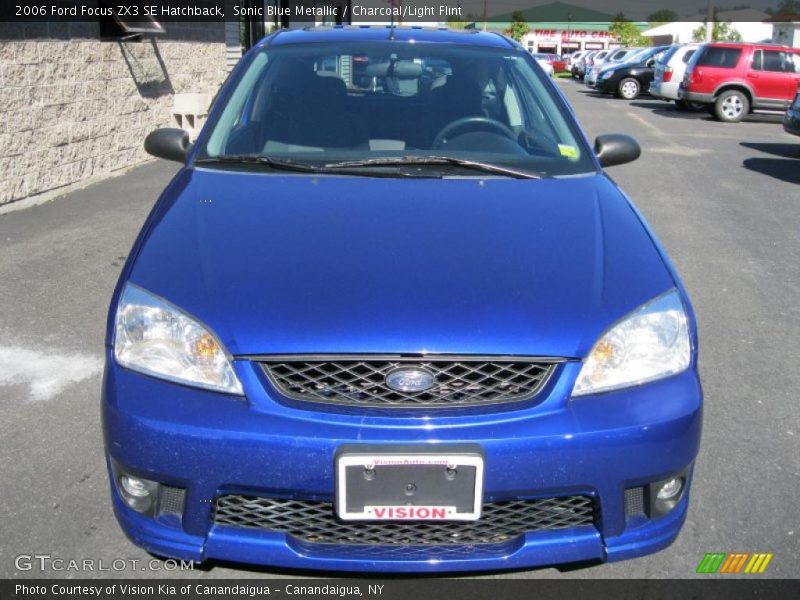 Sonic Blue Metallic / Charcoal/Light Flint 2006 Ford Focus ZX3 SE Hatchback