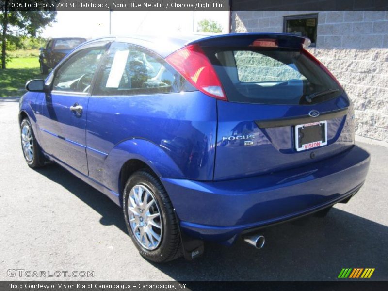 Sonic Blue Metallic / Charcoal/Light Flint 2006 Ford Focus ZX3 SE Hatchback