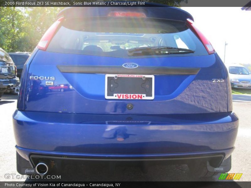 Sonic Blue Metallic / Charcoal/Light Flint 2006 Ford Focus ZX3 SE Hatchback