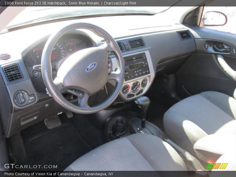 Sonic Blue Metallic / Charcoal/Light Flint 2006 Ford Focus ZX3 SE Hatchback