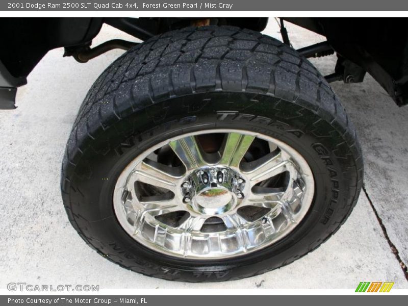 Forest Green Pearl / Mist Gray 2001 Dodge Ram 2500 SLT Quad Cab 4x4
