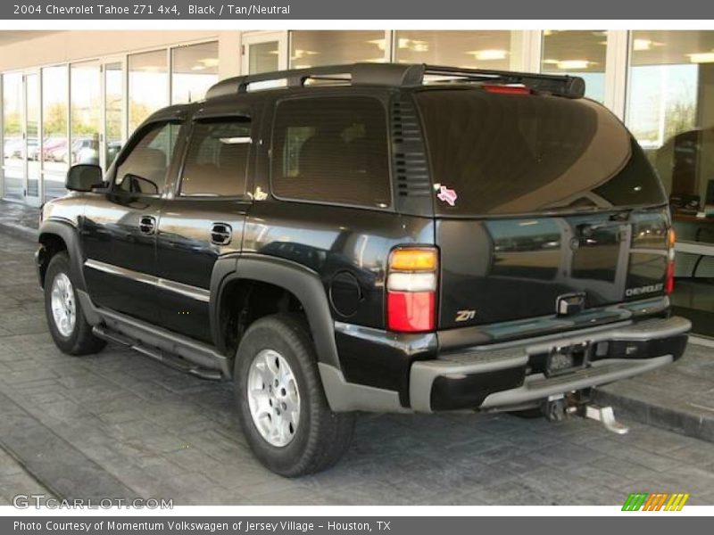 Black / Tan/Neutral 2004 Chevrolet Tahoe Z71 4x4