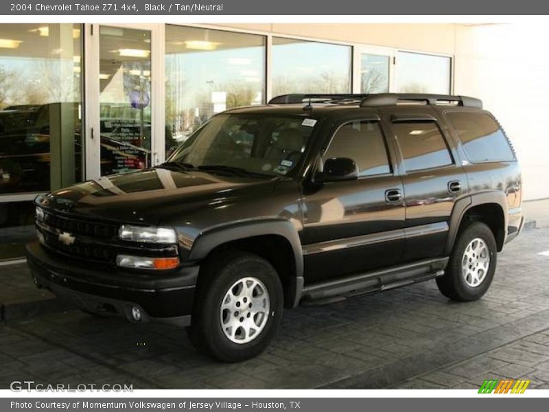 Black / Tan/Neutral 2004 Chevrolet Tahoe Z71 4x4