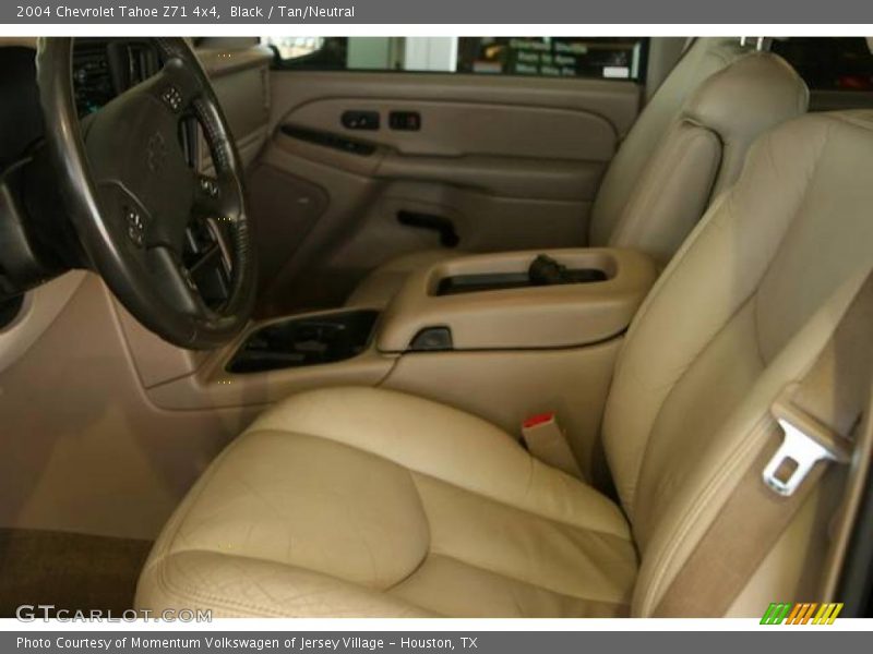 Black / Tan/Neutral 2004 Chevrolet Tahoe Z71 4x4