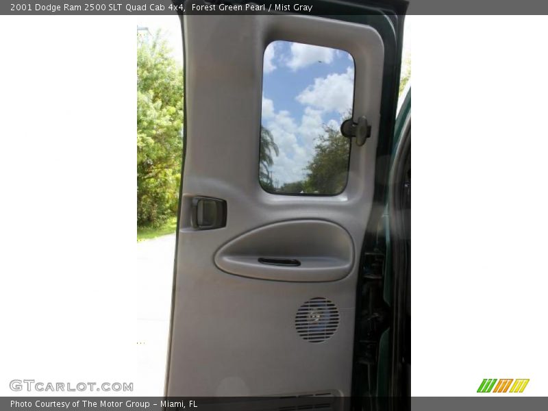 Forest Green Pearl / Mist Gray 2001 Dodge Ram 2500 SLT Quad Cab 4x4