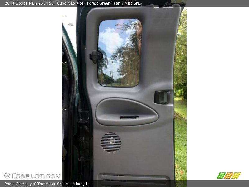 Forest Green Pearl / Mist Gray 2001 Dodge Ram 2500 SLT Quad Cab 4x4