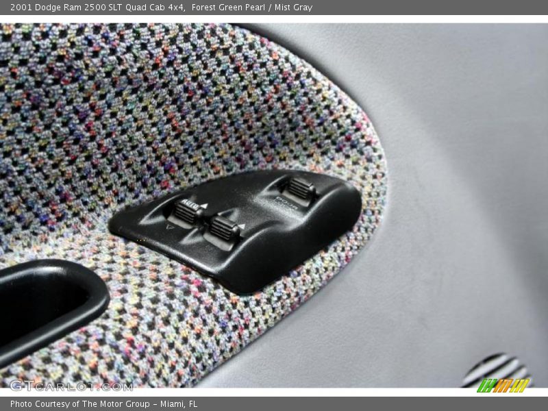 Forest Green Pearl / Mist Gray 2001 Dodge Ram 2500 SLT Quad Cab 4x4