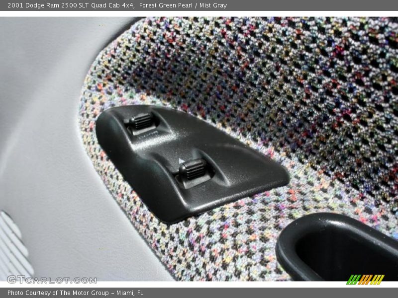 Forest Green Pearl / Mist Gray 2001 Dodge Ram 2500 SLT Quad Cab 4x4