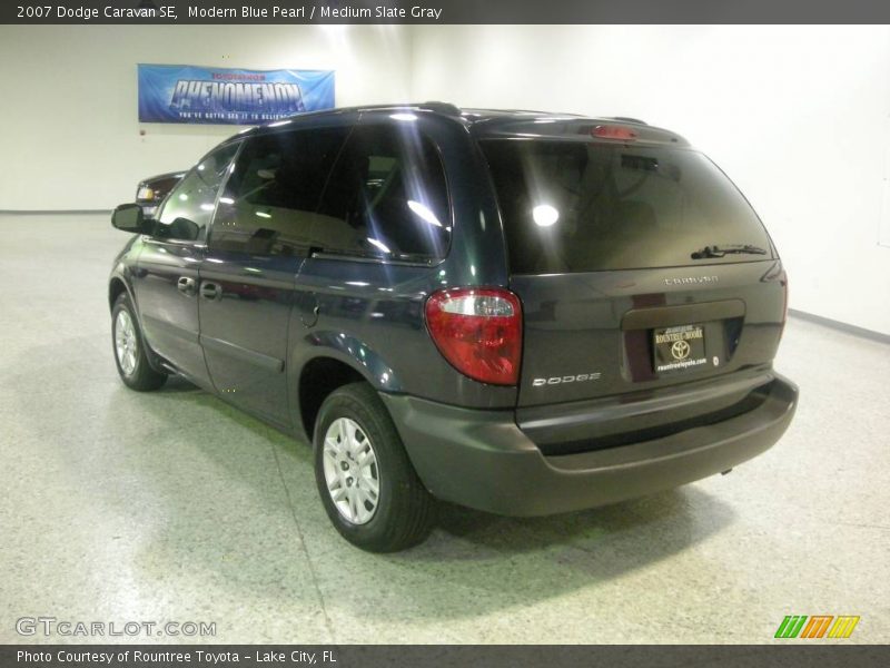 Modern Blue Pearl / Medium Slate Gray 2007 Dodge Caravan SE