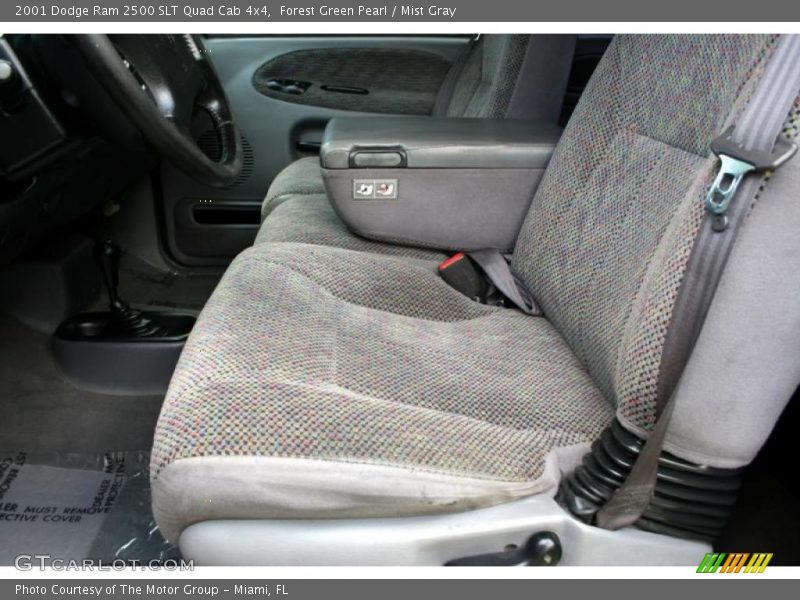 Forest Green Pearl / Mist Gray 2001 Dodge Ram 2500 SLT Quad Cab 4x4