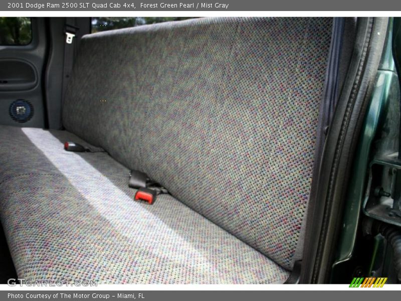 Forest Green Pearl / Mist Gray 2001 Dodge Ram 2500 SLT Quad Cab 4x4