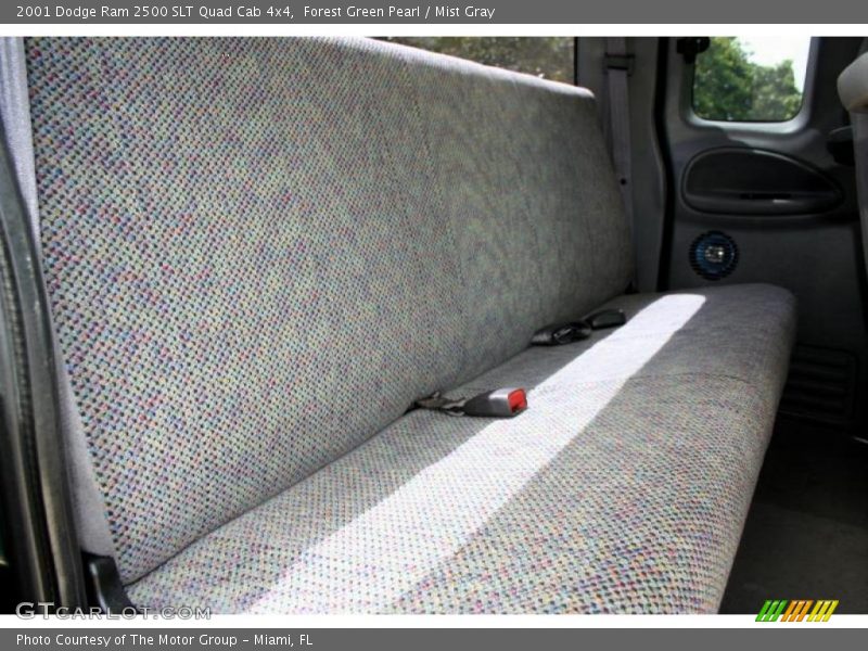 Forest Green Pearl / Mist Gray 2001 Dodge Ram 2500 SLT Quad Cab 4x4