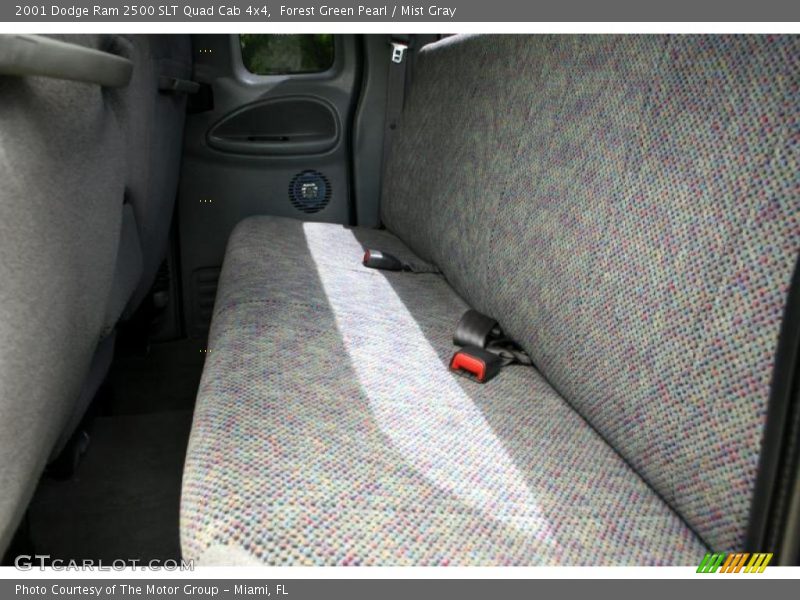 Forest Green Pearl / Mist Gray 2001 Dodge Ram 2500 SLT Quad Cab 4x4