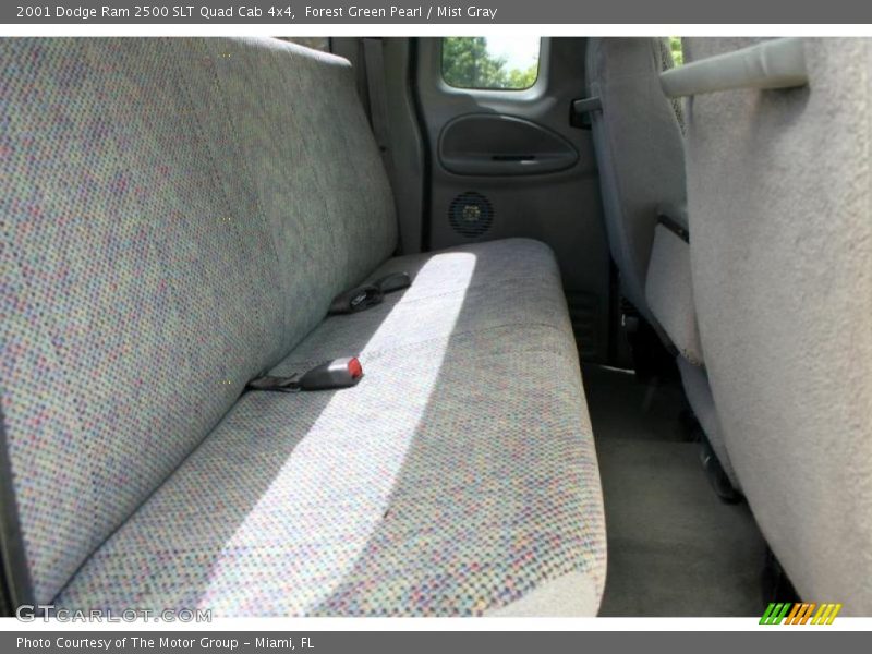 Forest Green Pearl / Mist Gray 2001 Dodge Ram 2500 SLT Quad Cab 4x4