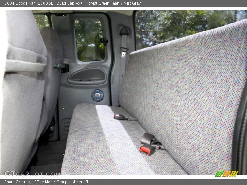 Forest Green Pearl / Mist Gray 2001 Dodge Ram 2500 SLT Quad Cab 4x4