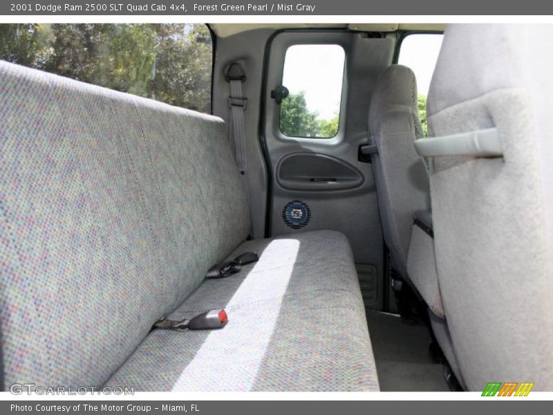 Forest Green Pearl / Mist Gray 2001 Dodge Ram 2500 SLT Quad Cab 4x4