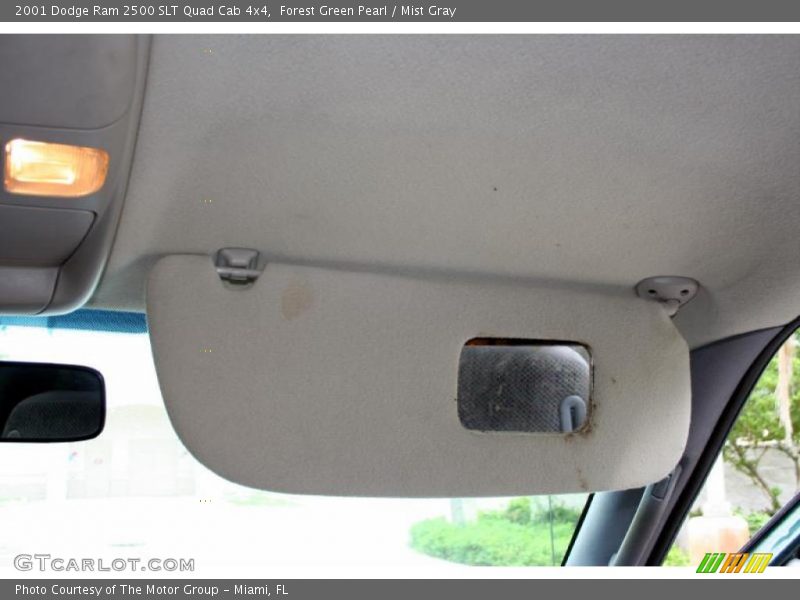 Forest Green Pearl / Mist Gray 2001 Dodge Ram 2500 SLT Quad Cab 4x4
