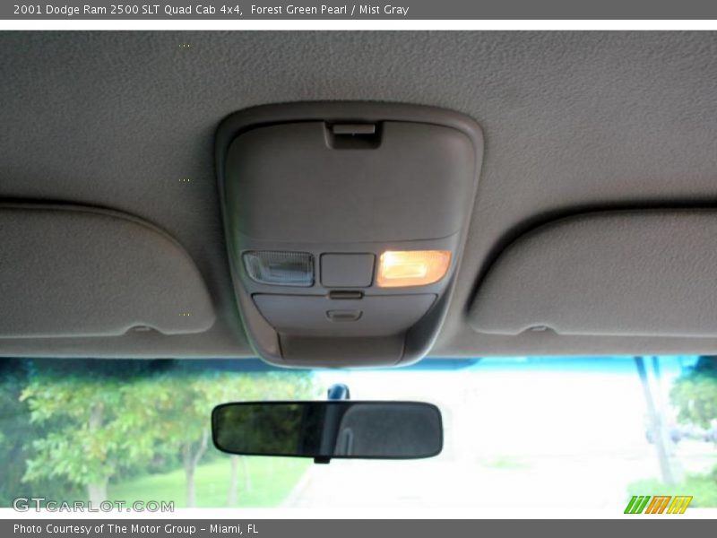 Forest Green Pearl / Mist Gray 2001 Dodge Ram 2500 SLT Quad Cab 4x4