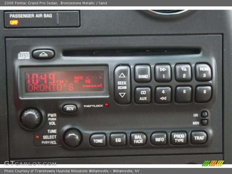 Bronzestone Metallic / Sand 2006 Pontiac Grand Prix Sedan