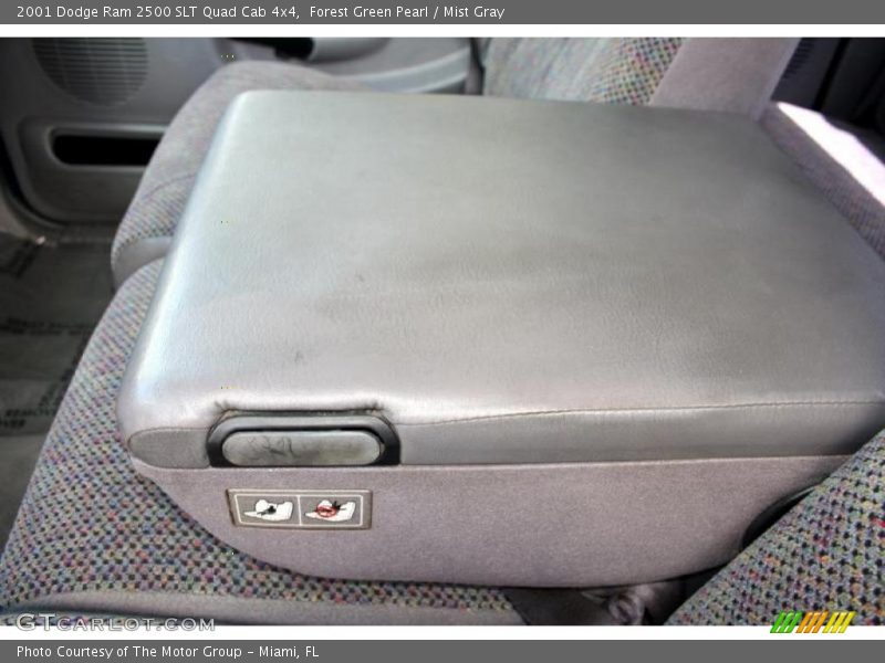 Forest Green Pearl / Mist Gray 2001 Dodge Ram 2500 SLT Quad Cab 4x4