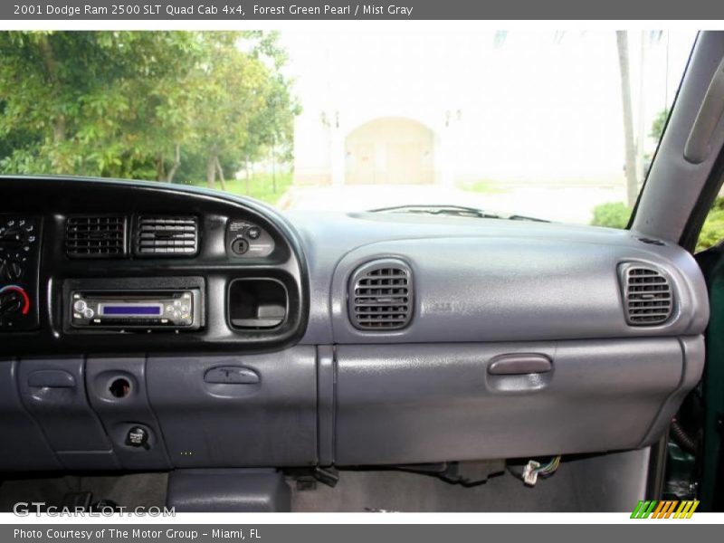 Forest Green Pearl / Mist Gray 2001 Dodge Ram 2500 SLT Quad Cab 4x4