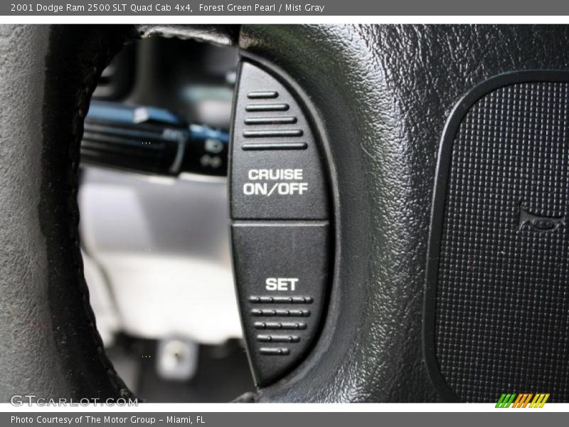 Forest Green Pearl / Mist Gray 2001 Dodge Ram 2500 SLT Quad Cab 4x4