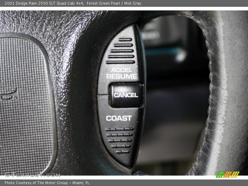 Forest Green Pearl / Mist Gray 2001 Dodge Ram 2500 SLT Quad Cab 4x4