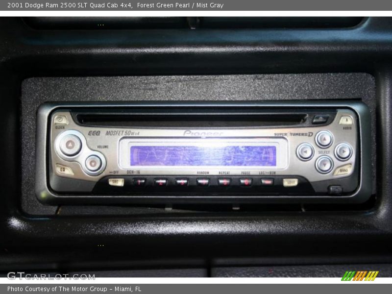 Forest Green Pearl / Mist Gray 2001 Dodge Ram 2500 SLT Quad Cab 4x4