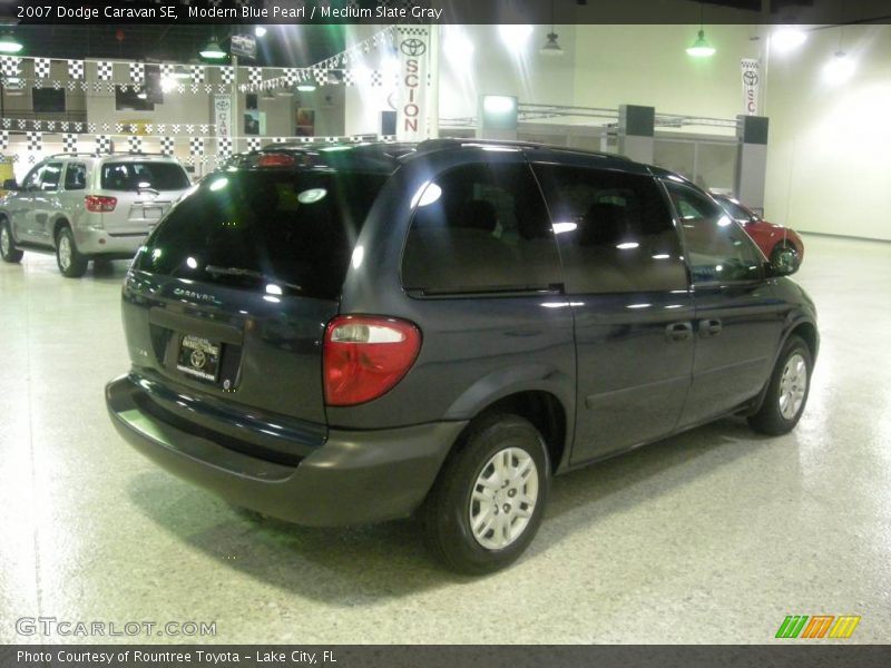Modern Blue Pearl / Medium Slate Gray 2007 Dodge Caravan SE