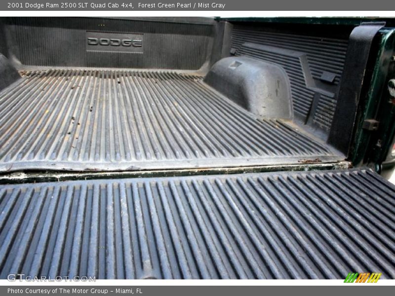 Forest Green Pearl / Mist Gray 2001 Dodge Ram 2500 SLT Quad Cab 4x4