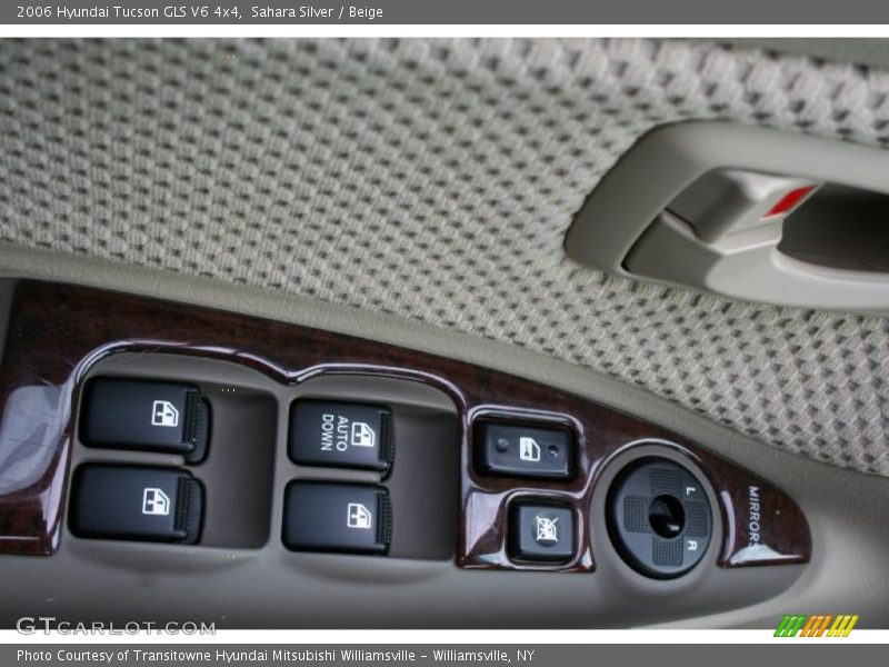 Sahara Silver / Beige 2006 Hyundai Tucson GLS V6 4x4