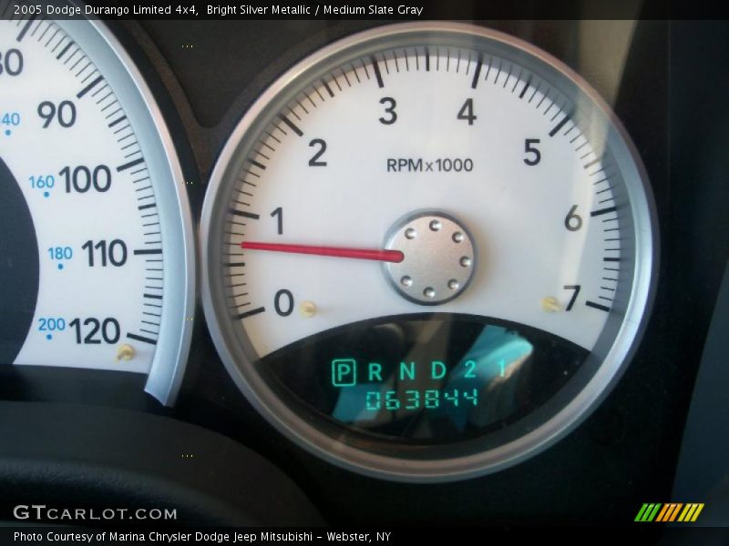 Bright Silver Metallic / Medium Slate Gray 2005 Dodge Durango Limited 4x4