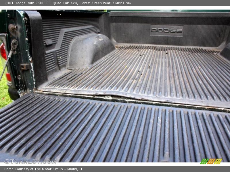 Forest Green Pearl / Mist Gray 2001 Dodge Ram 2500 SLT Quad Cab 4x4