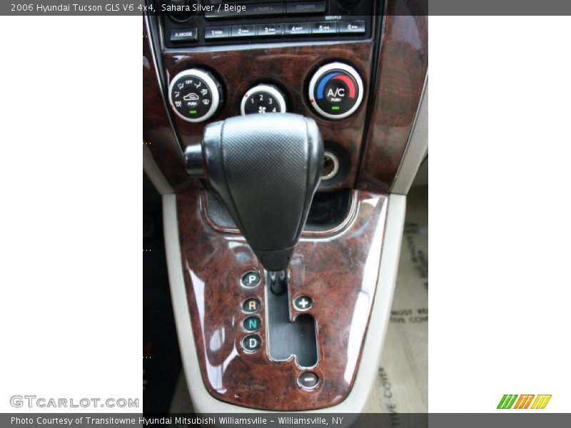 Sahara Silver / Beige 2006 Hyundai Tucson GLS V6 4x4