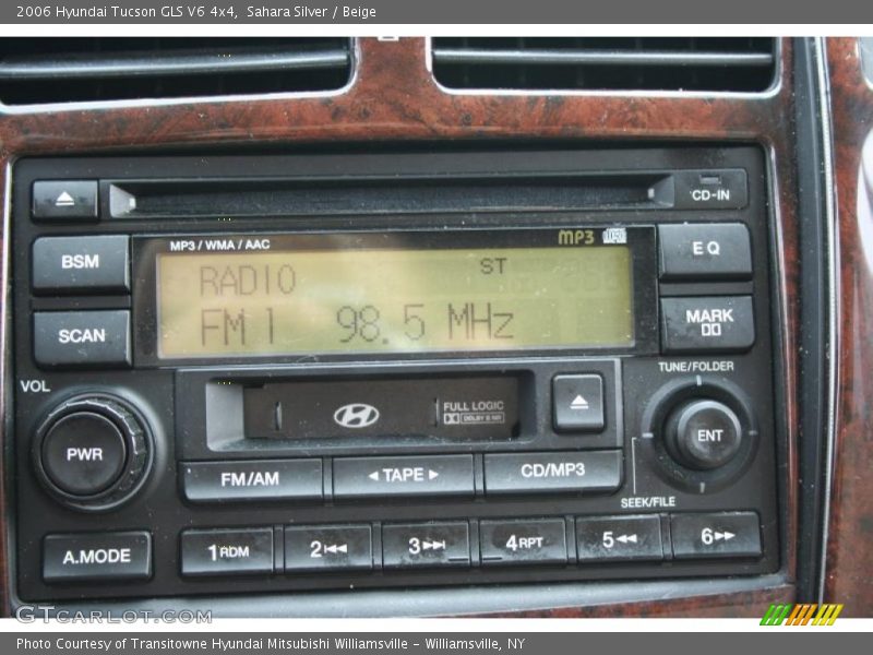 Sahara Silver / Beige 2006 Hyundai Tucson GLS V6 4x4