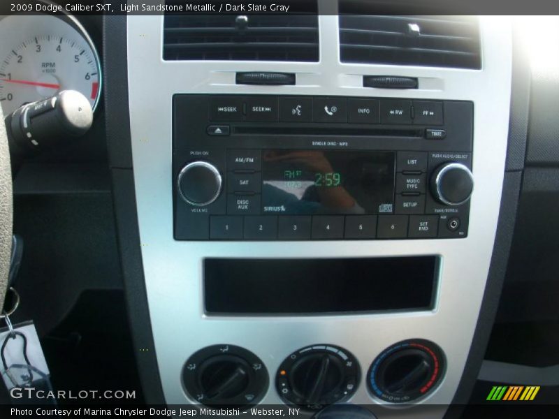 Light Sandstone Metallic / Dark Slate Gray 2009 Dodge Caliber SXT