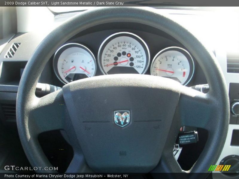 Light Sandstone Metallic / Dark Slate Gray 2009 Dodge Caliber SXT